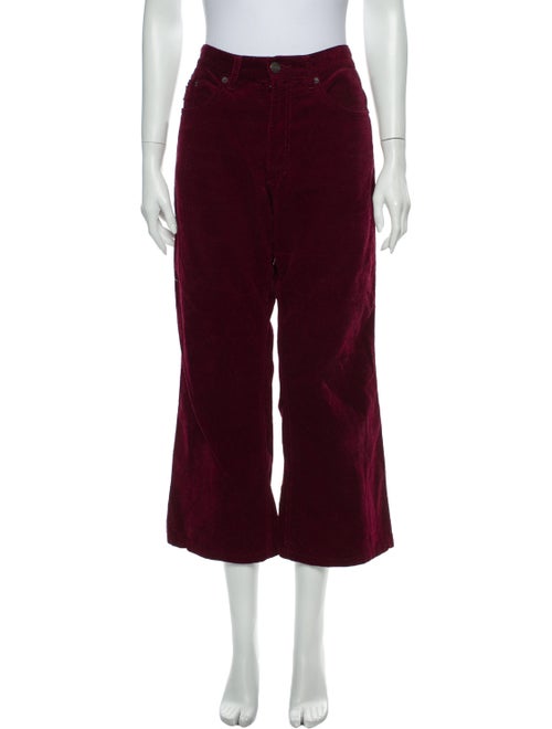 Marc Jacobs Wide Leg Pants Red