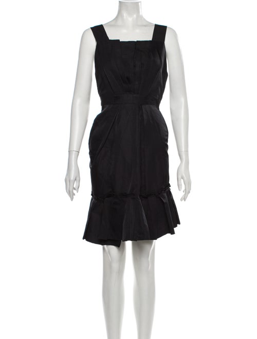 Marc Jacobs Linen Mini Dress Black
