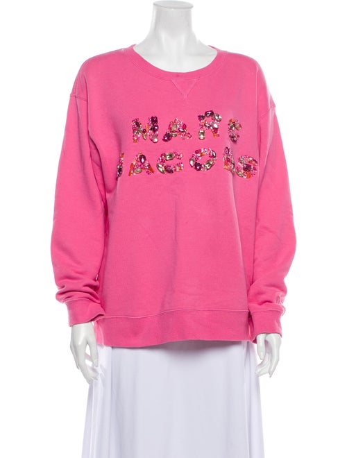 Marc Jacobs Graphic Print Crew Neck Sweatshirt Pin