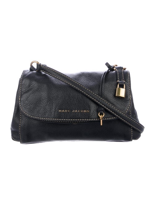Marc Jacobs Leather Shoulder Bag Black