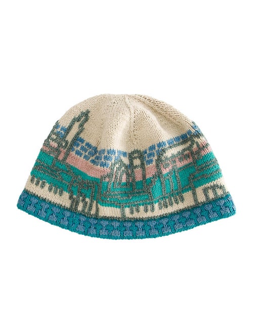 Marc Jacobs Wool Knit Beanie Green