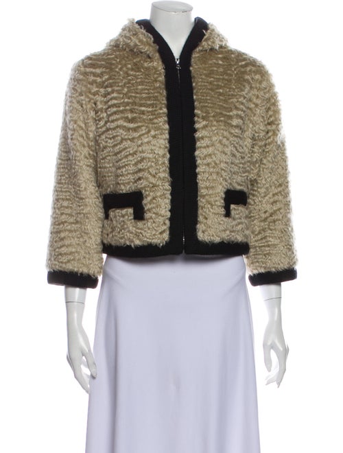 Marc Jacobs Mohair Faux Fur Coat