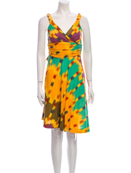 Marc Jacobs Linen Knee-Length Dress