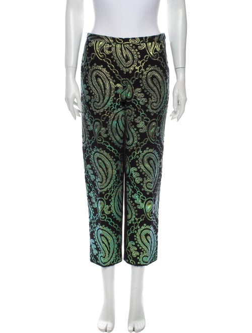 Marc Jacobs Wool Straight Leg Pants Wool