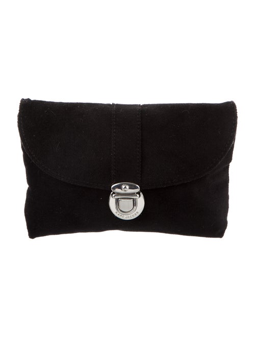 Marc Jacobs Terrycloth Flap Pouch Black