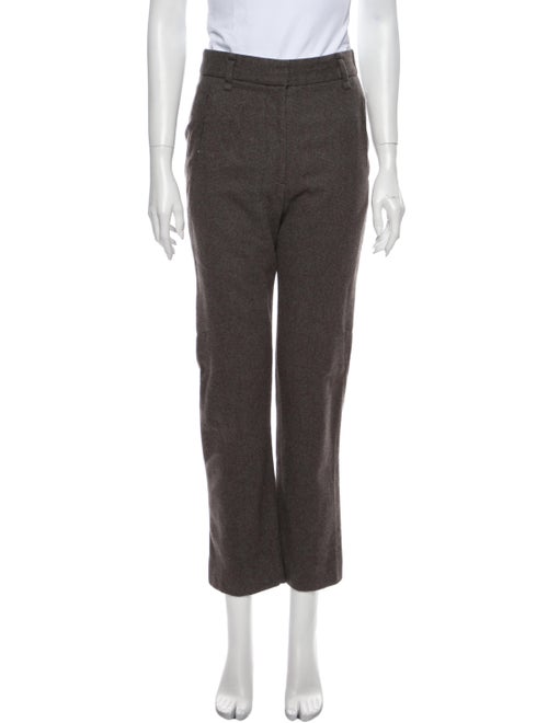 Marc Jacobs Wool Straight Leg Pants Wool