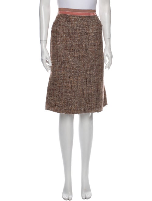 Marc Jacobs Knee-Length Skirt Metallic