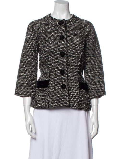 Marc Jacobs Wool Tweed Pattern Evening Jacket