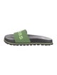 Marc Jacobs Leather Printed Slides