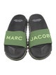 Marc Jacobs Leather Printed Slides