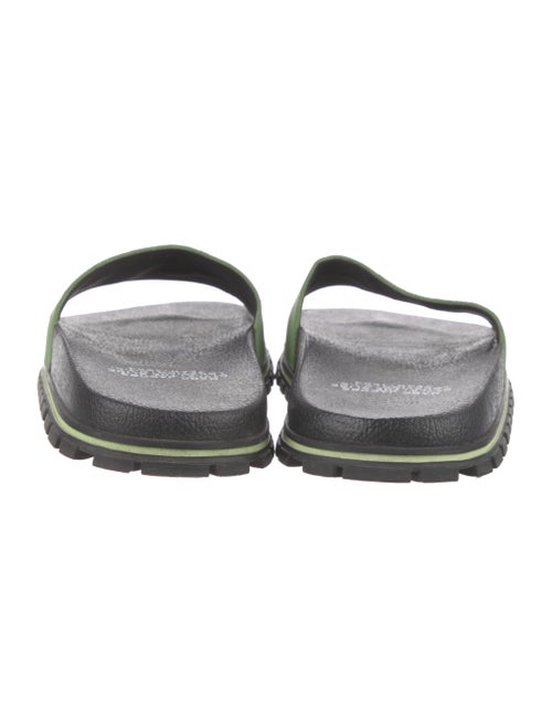 Marc Jacobs Leather Printed Slides