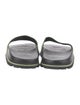 Marc Jacobs Leather Printed Slides
