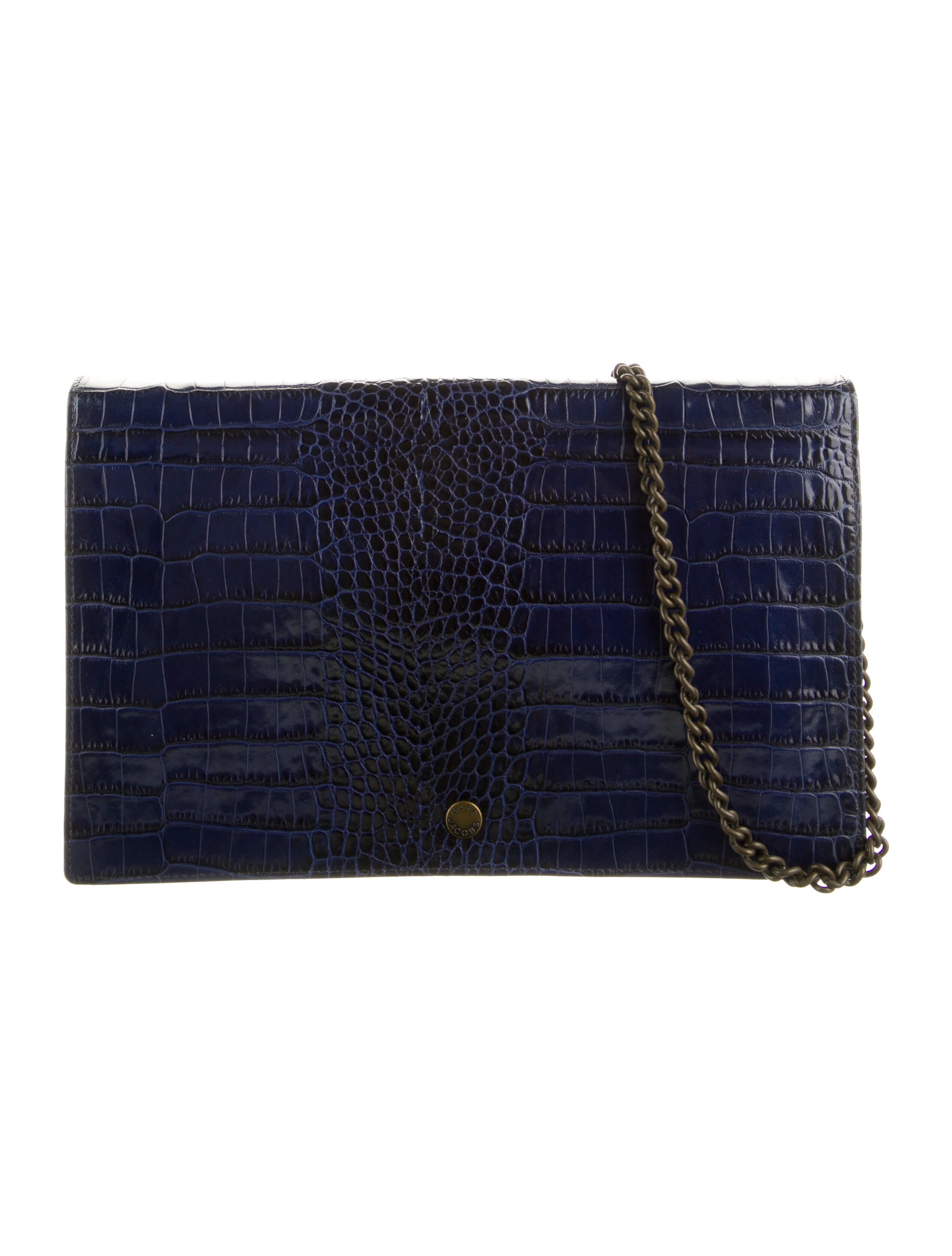 Marc Jacobs The Boho Grind Leather Crossbody Bag Blue Crossbody Bags