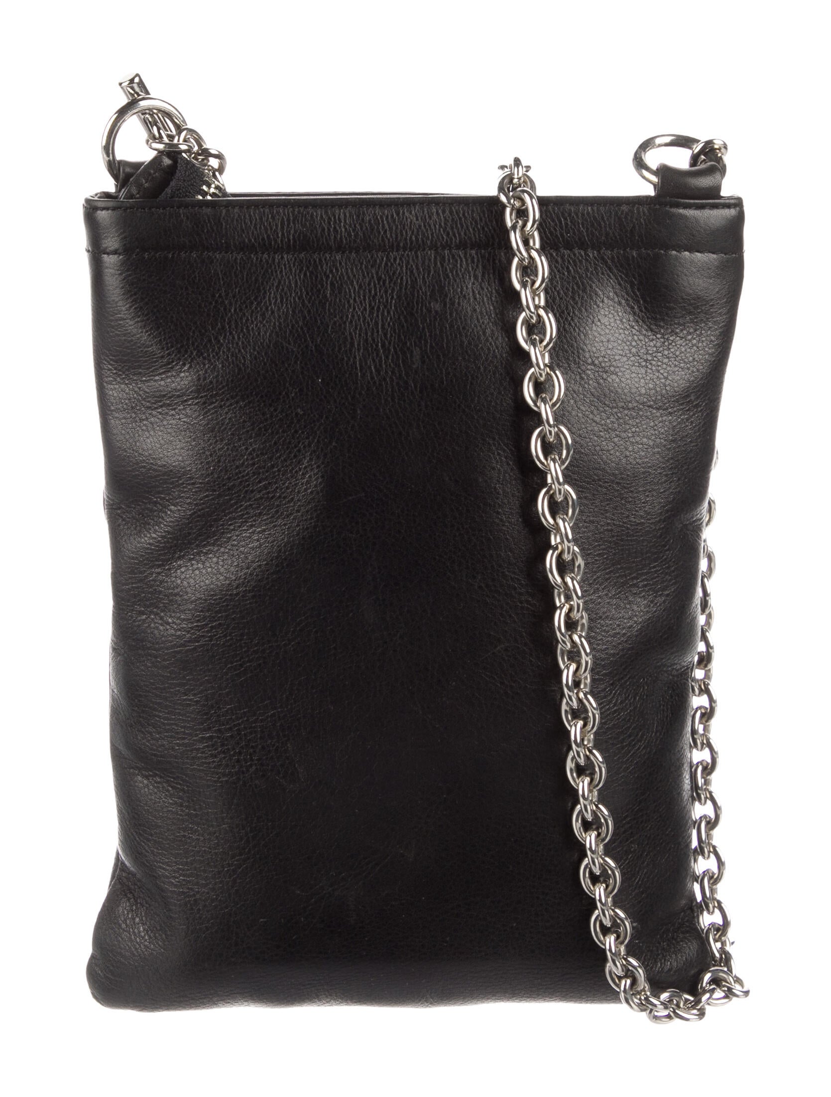 Marc Jacobs Leather Crossbody Bag Black Crossbody Bags, Handbags MAR148304 The RealReal