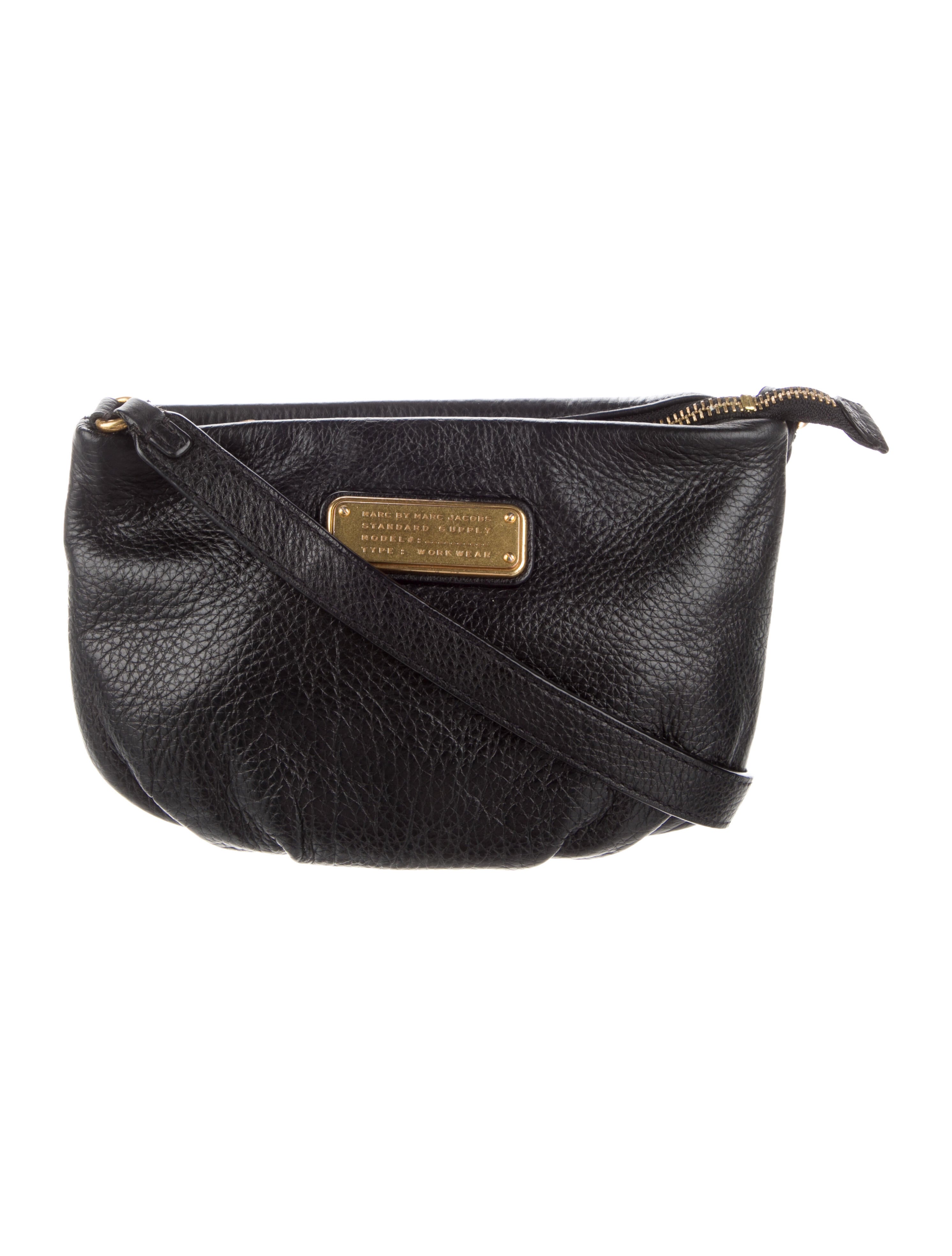 Marc Jacobs Pleated Leather Crossbody Bag