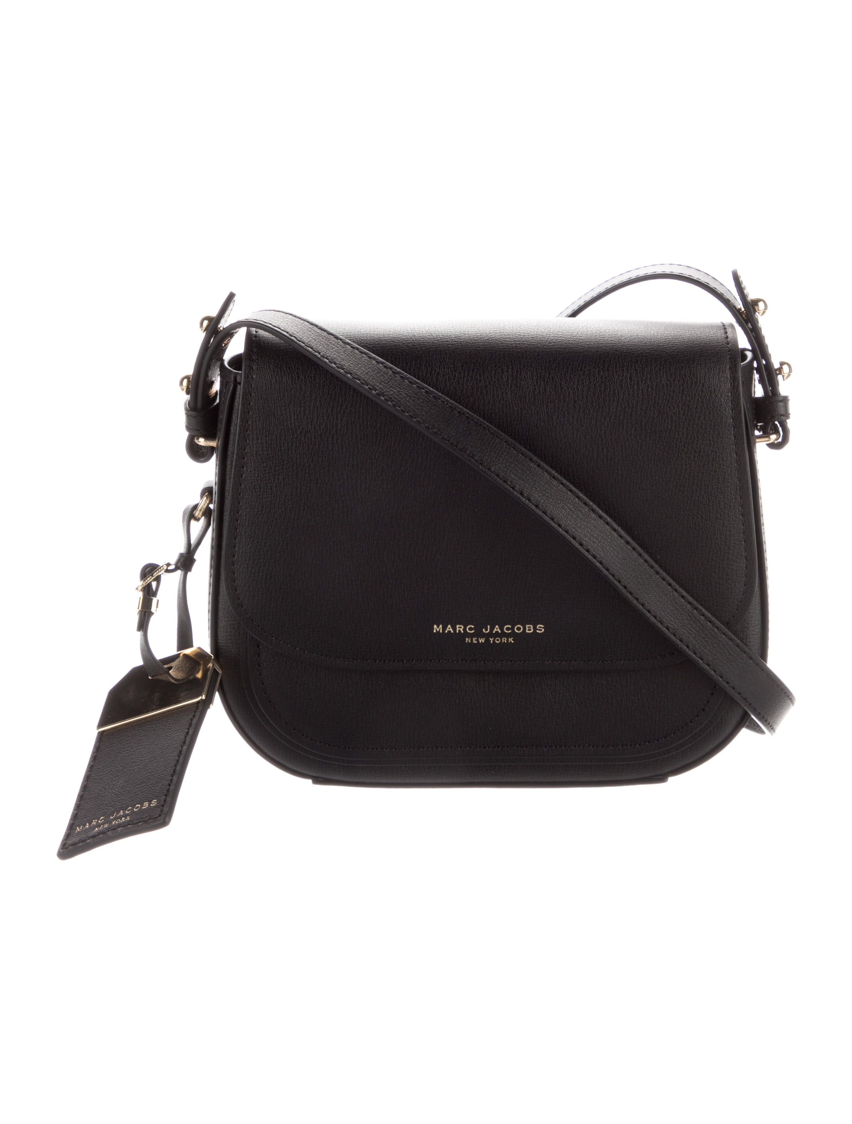 Marc Jacobs Textured Leather Crossbody Bag w/ Tags Black Crossbody