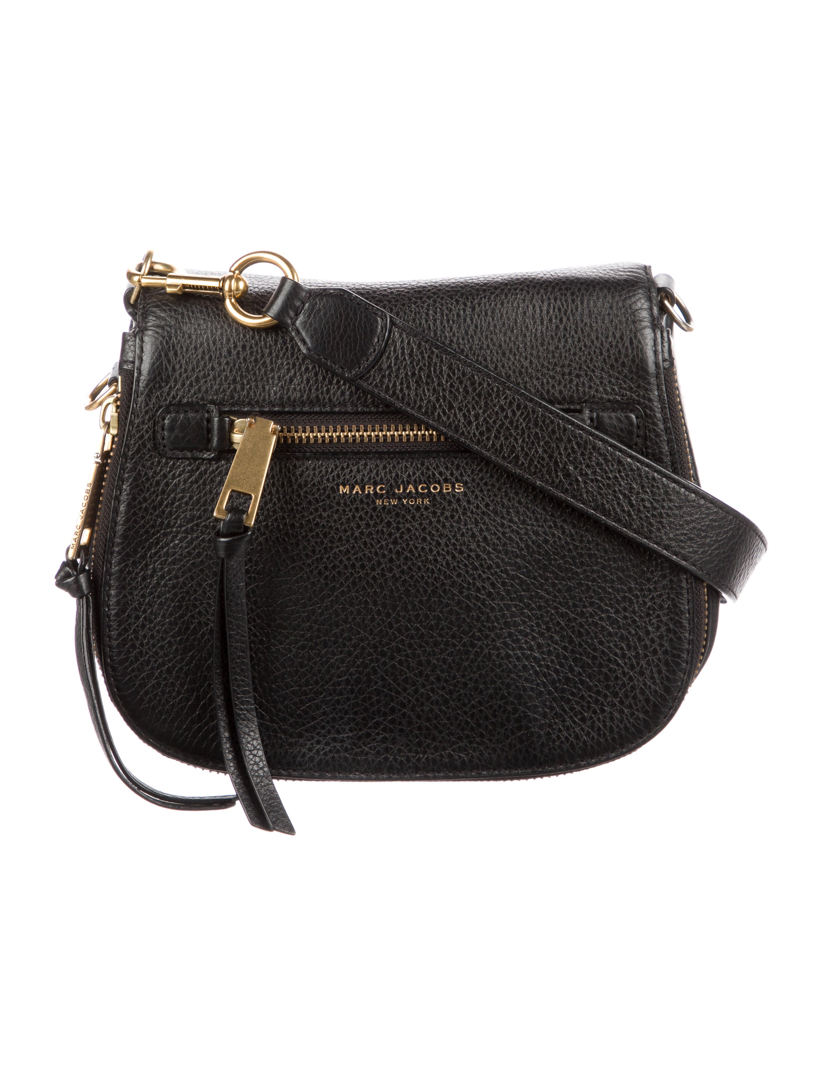 Marc Jacobs Leather Crossbody Bag Black Crossbody Bags, Handbags MAR161638 The RealReal