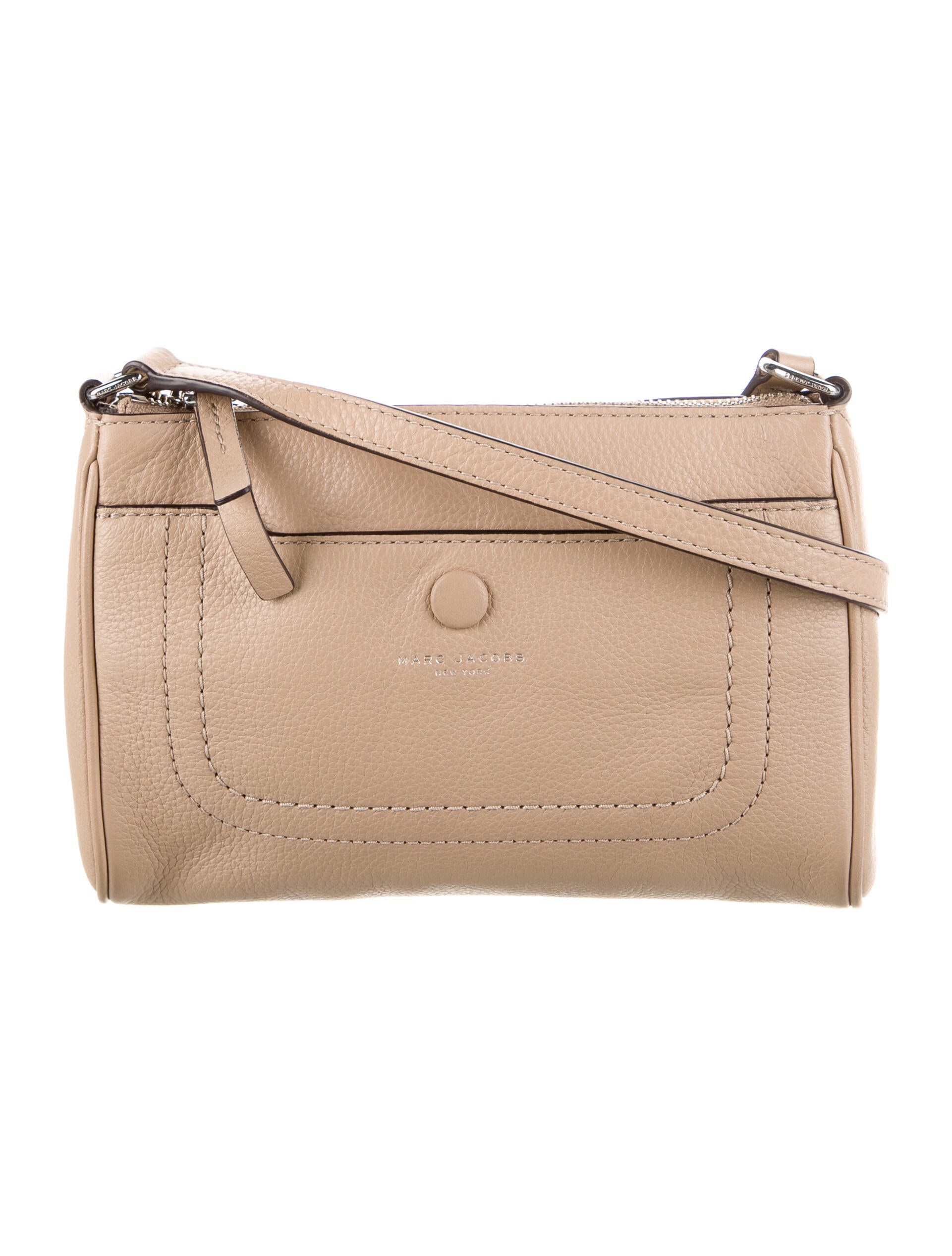 Marc Jacobs Leather Crossbody Bag Neutrals Crossbody Bags, Handbags