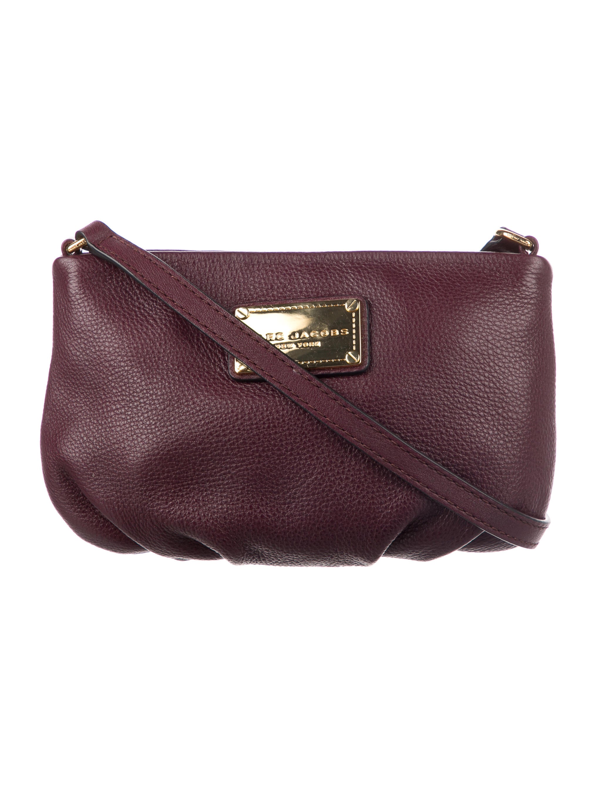 Marc Jacobs Mini Trouble Bag Purple Crossbody Bags, Handbags