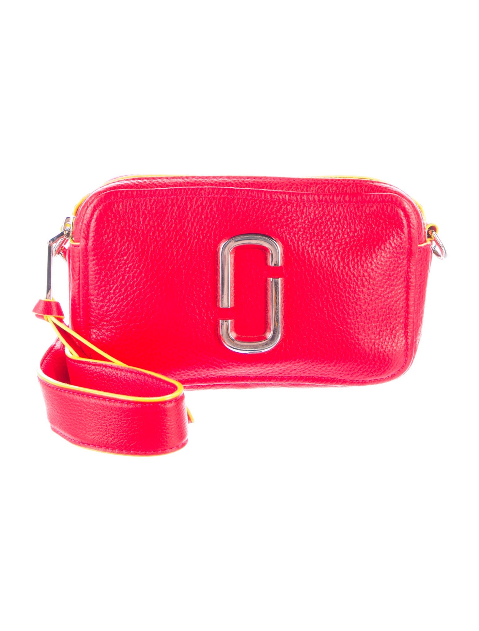 Marc Jacobs Quilted Buckle Messenger Bag Pink Crossbody Bags