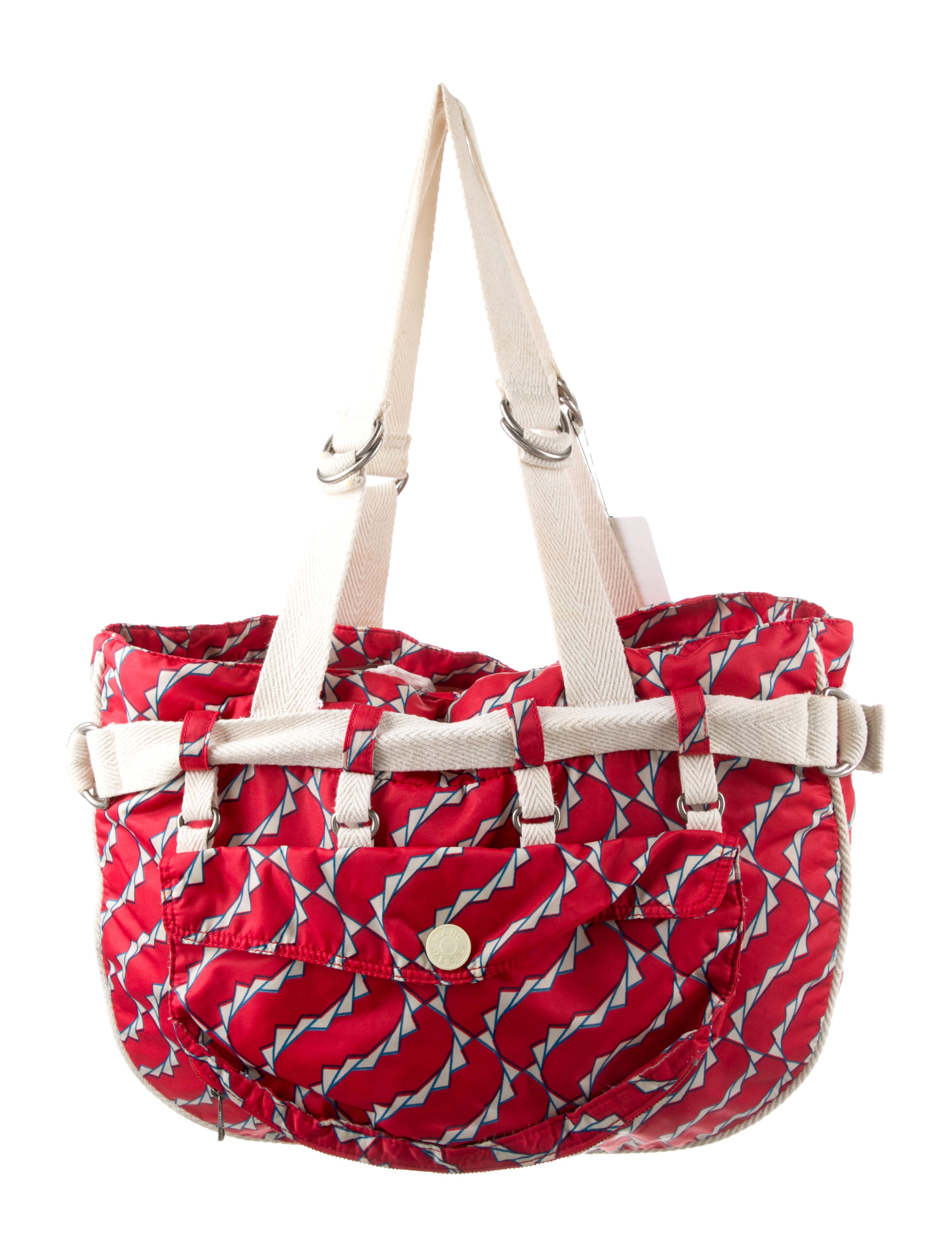 Marc Jacobs Nylon Shoulder Bag Red Shoulder Bags, Handbags