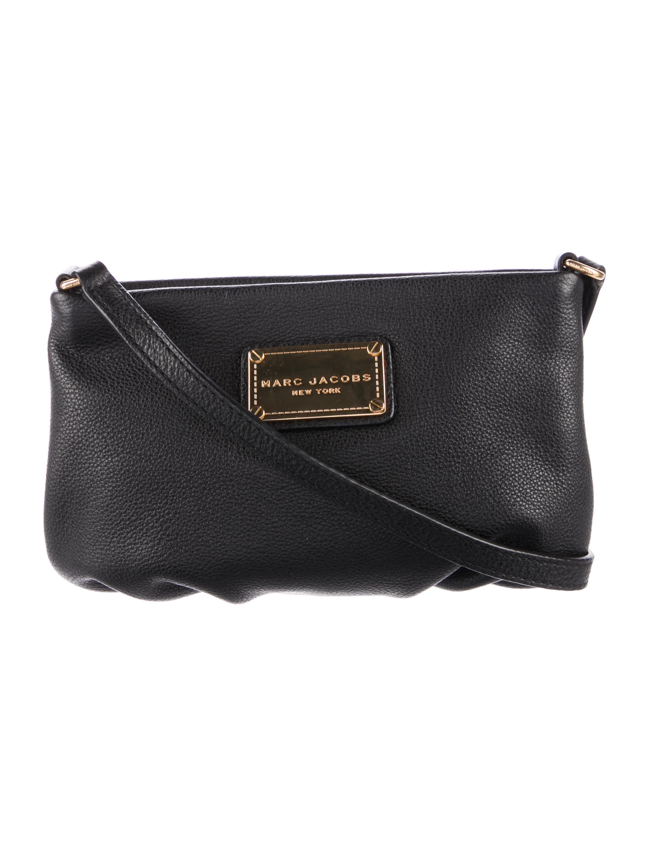 Marc Jacobs leather Crossbody Bag Black Crossbody Bags, Handbags MAR168905 The RealReal