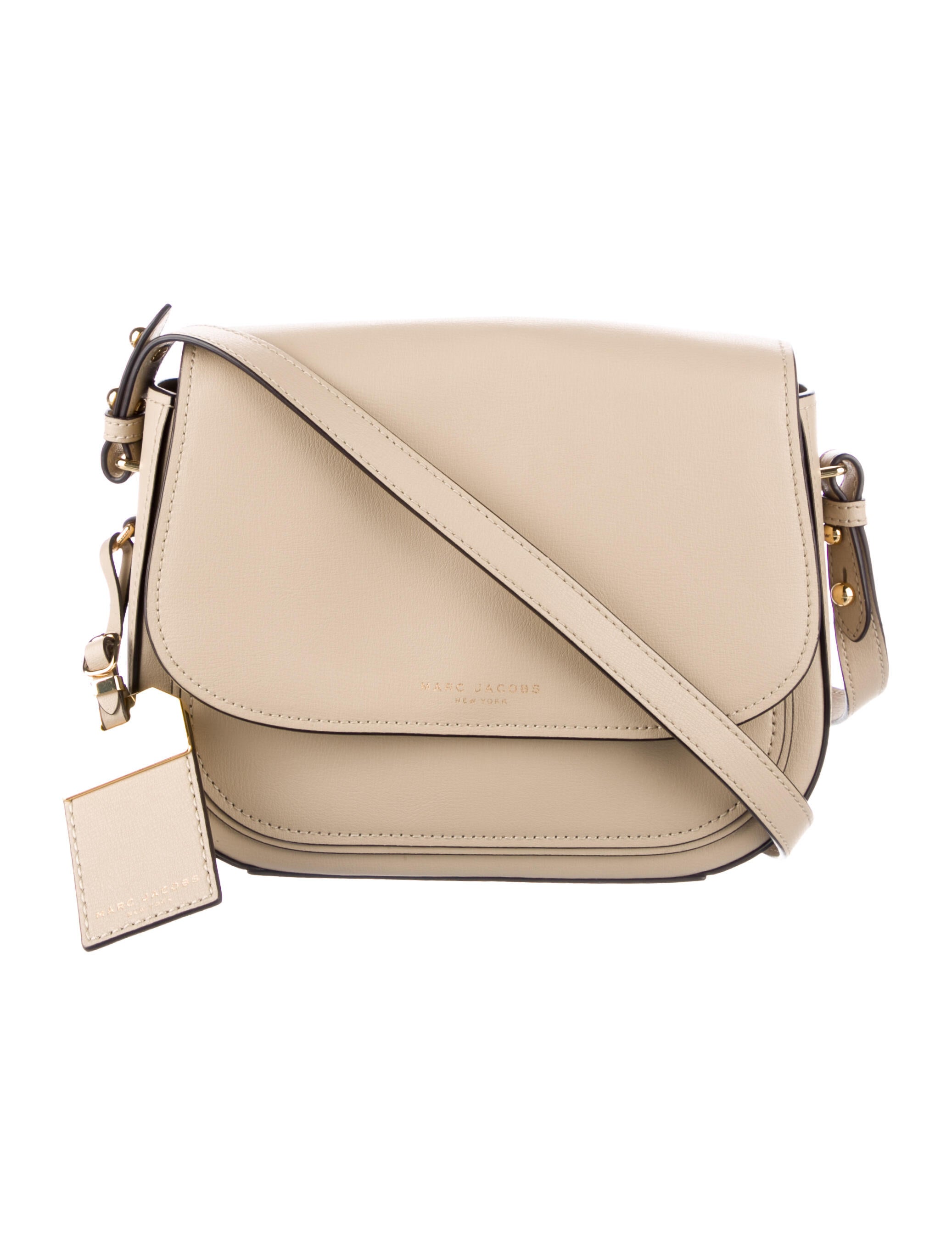 Marc Jacobs Leather Crossbody Bag Neutrals Crossbody Bags, Handbags