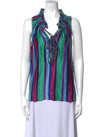Marc Jacobs Silk Striped Blouse