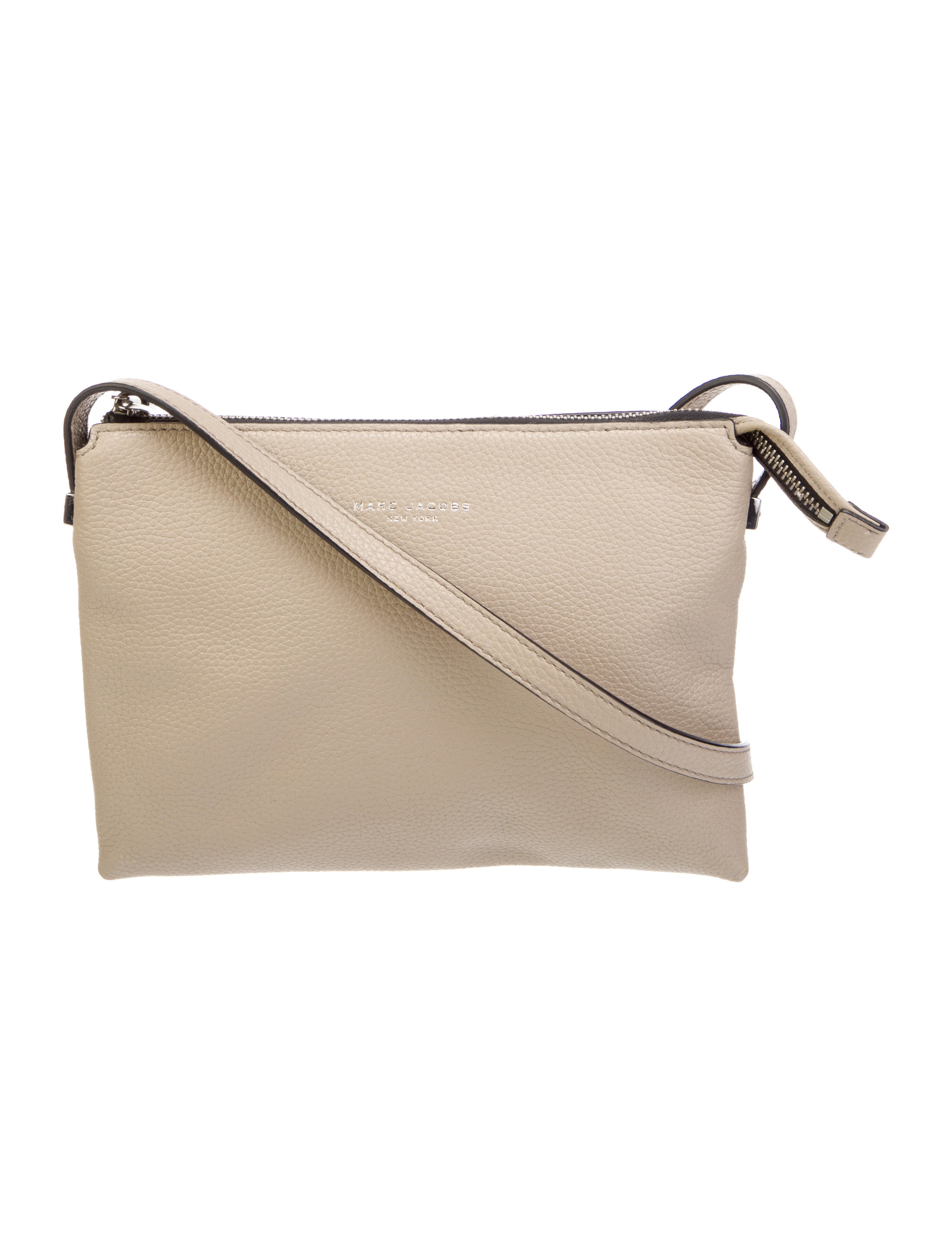 Marc Jacobs Grained Leather Crossbody Neutrals Crossbody Bags