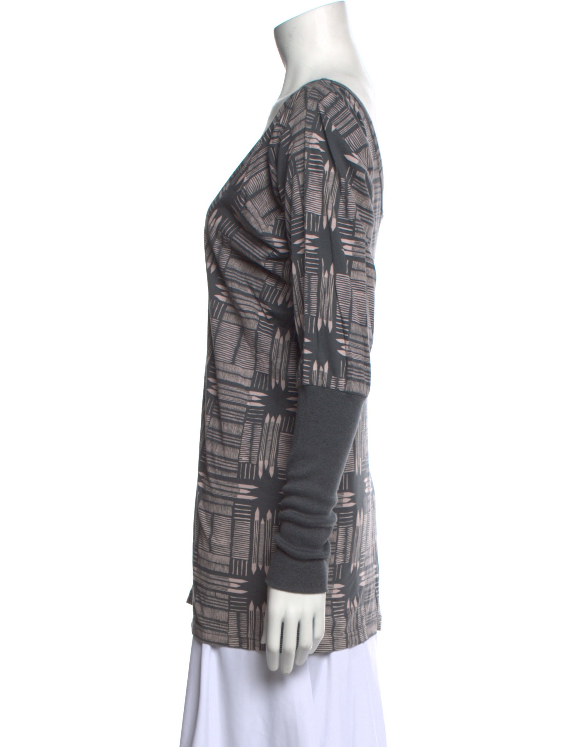 Marc Jacobs Printed Scoop Neck Top