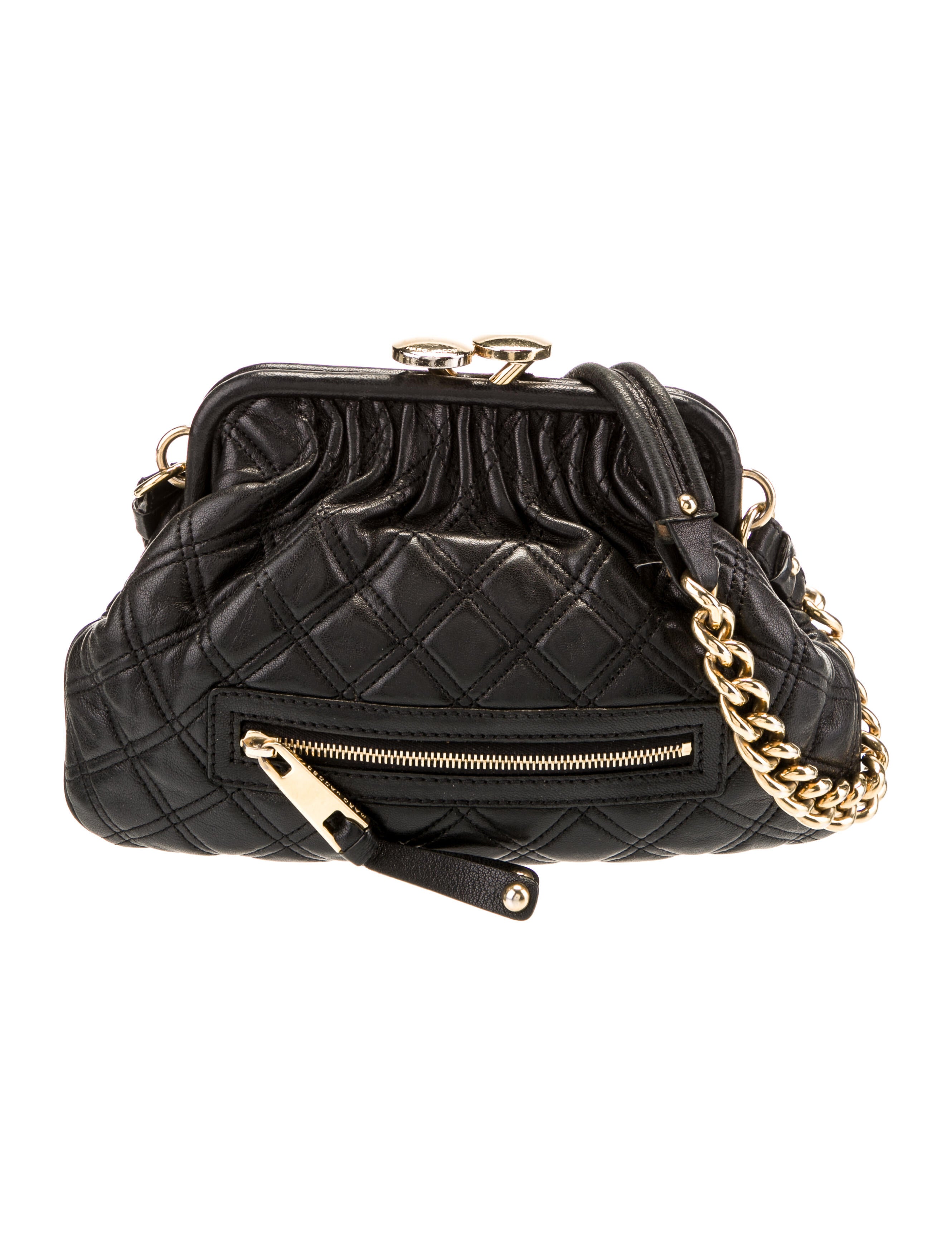 Marc by Marc Jacobs Studded Leather Shoulder Bag - Black Shoulder Bags ...
