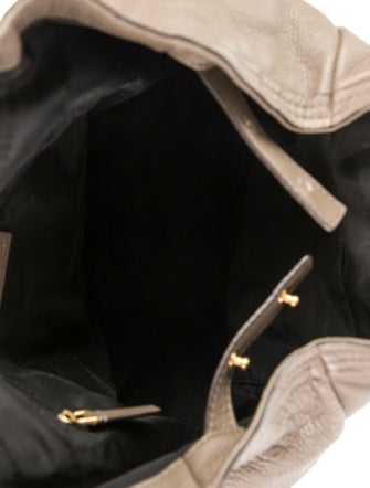 Marc Jacobs Solid Pebbled Leather Backpack