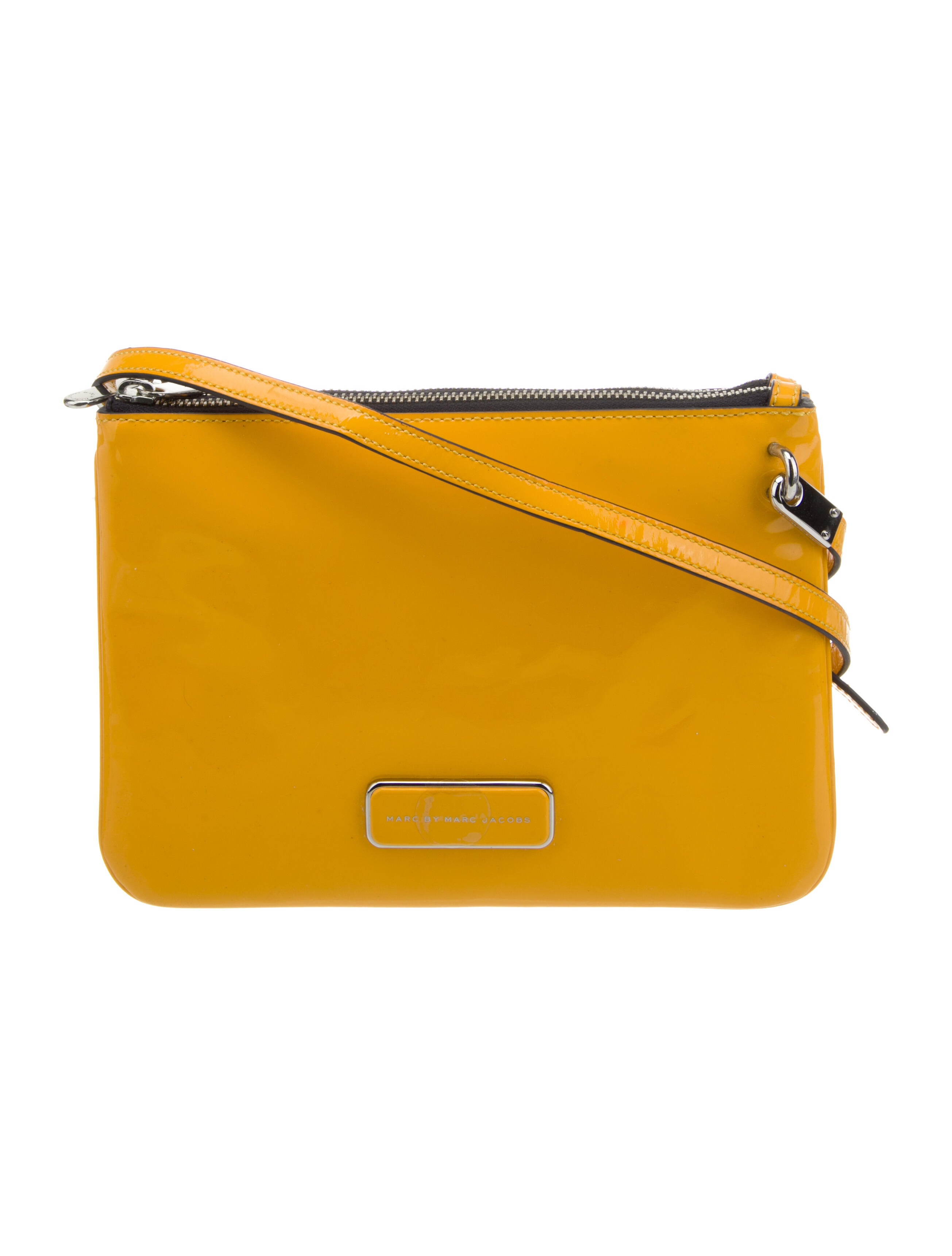 Marc By Marc Jacobs イエロークロスボディバッグ Marc Jacobs Patent Leather Crossbody Bag - Yellow Crossbody