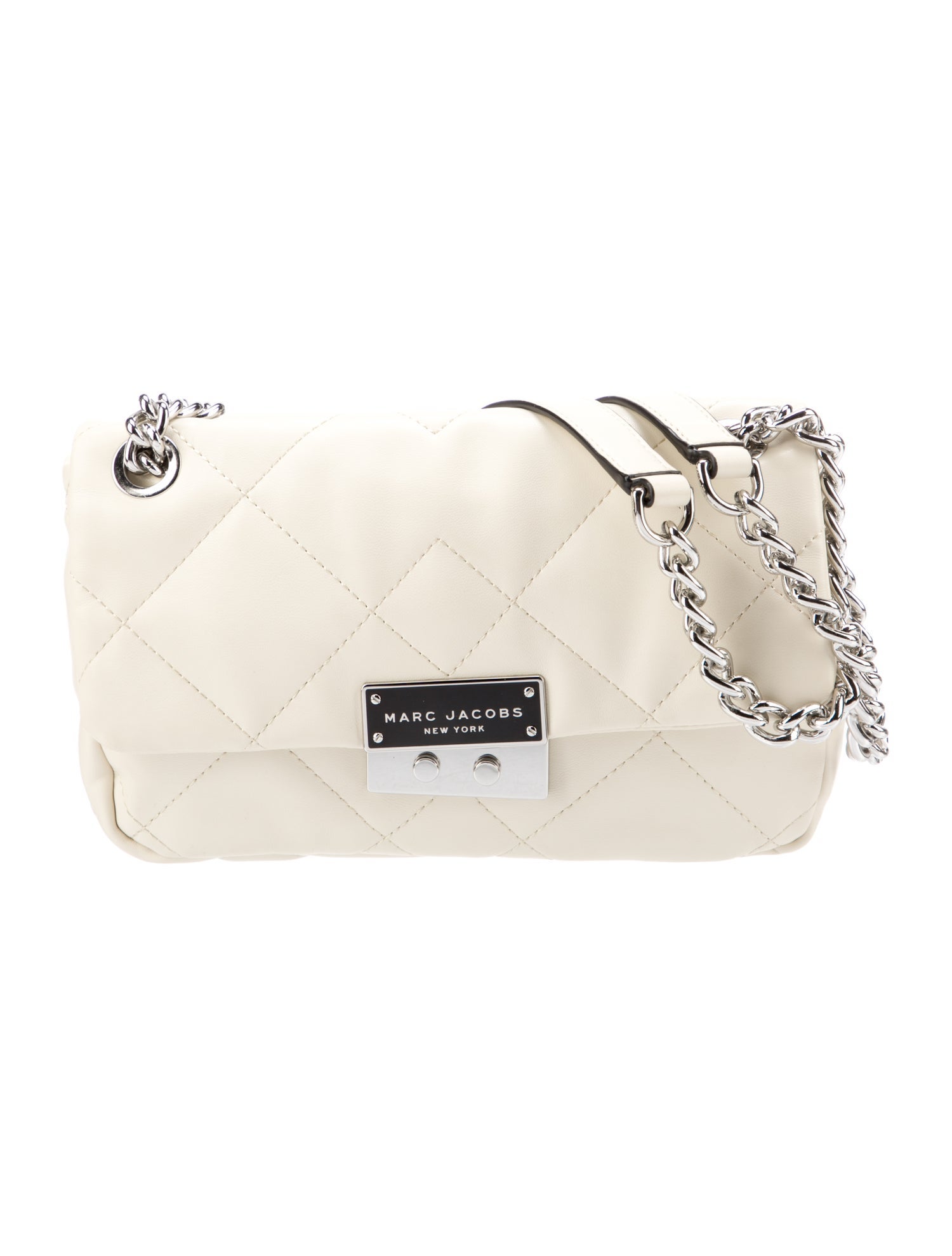 Marc Jacobs Quilted Leather Crossbody Bag Neutrals Crossbody Bags