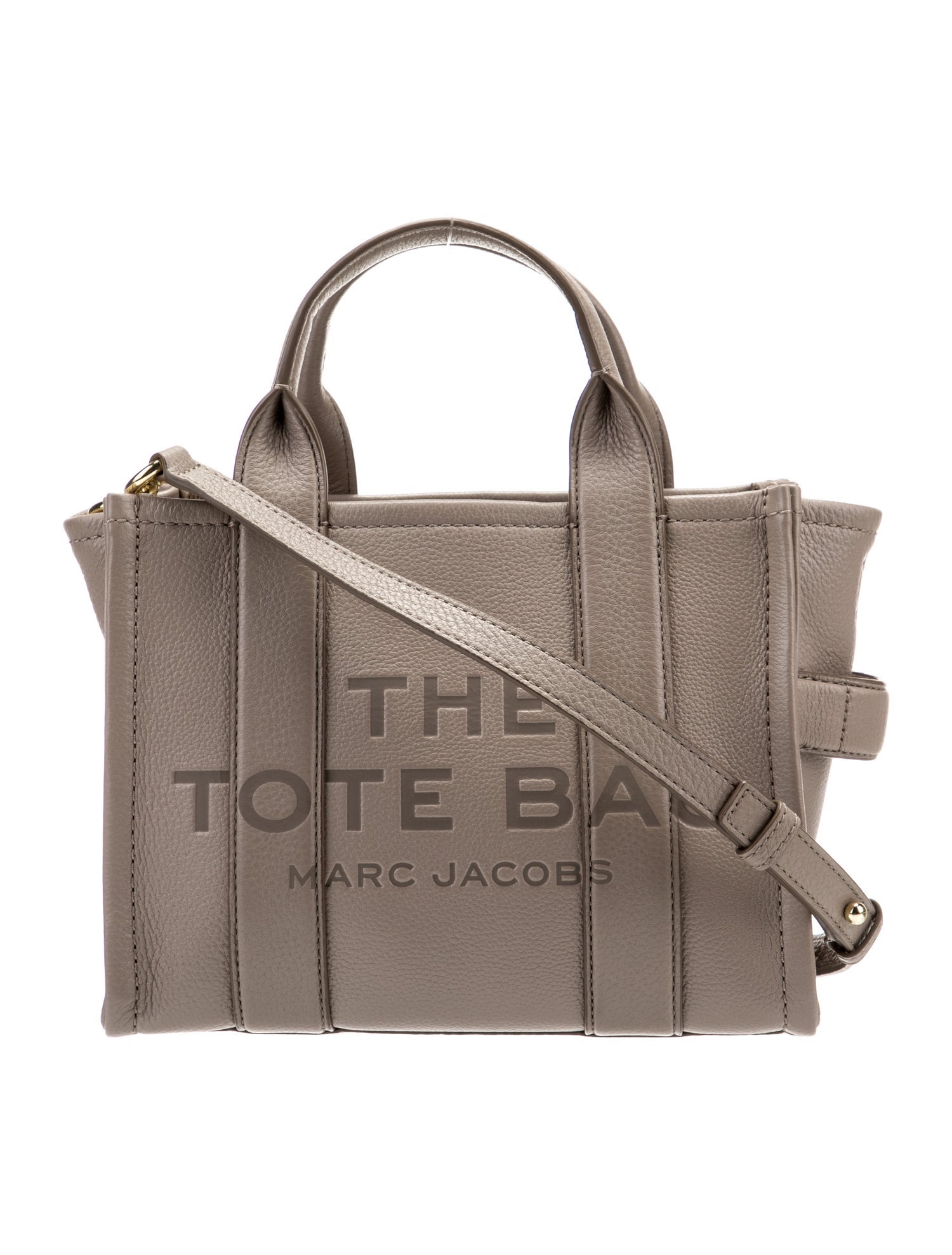 Marc Jacobs Leather Handle Bag Neutrals Handle Bags, Handbags