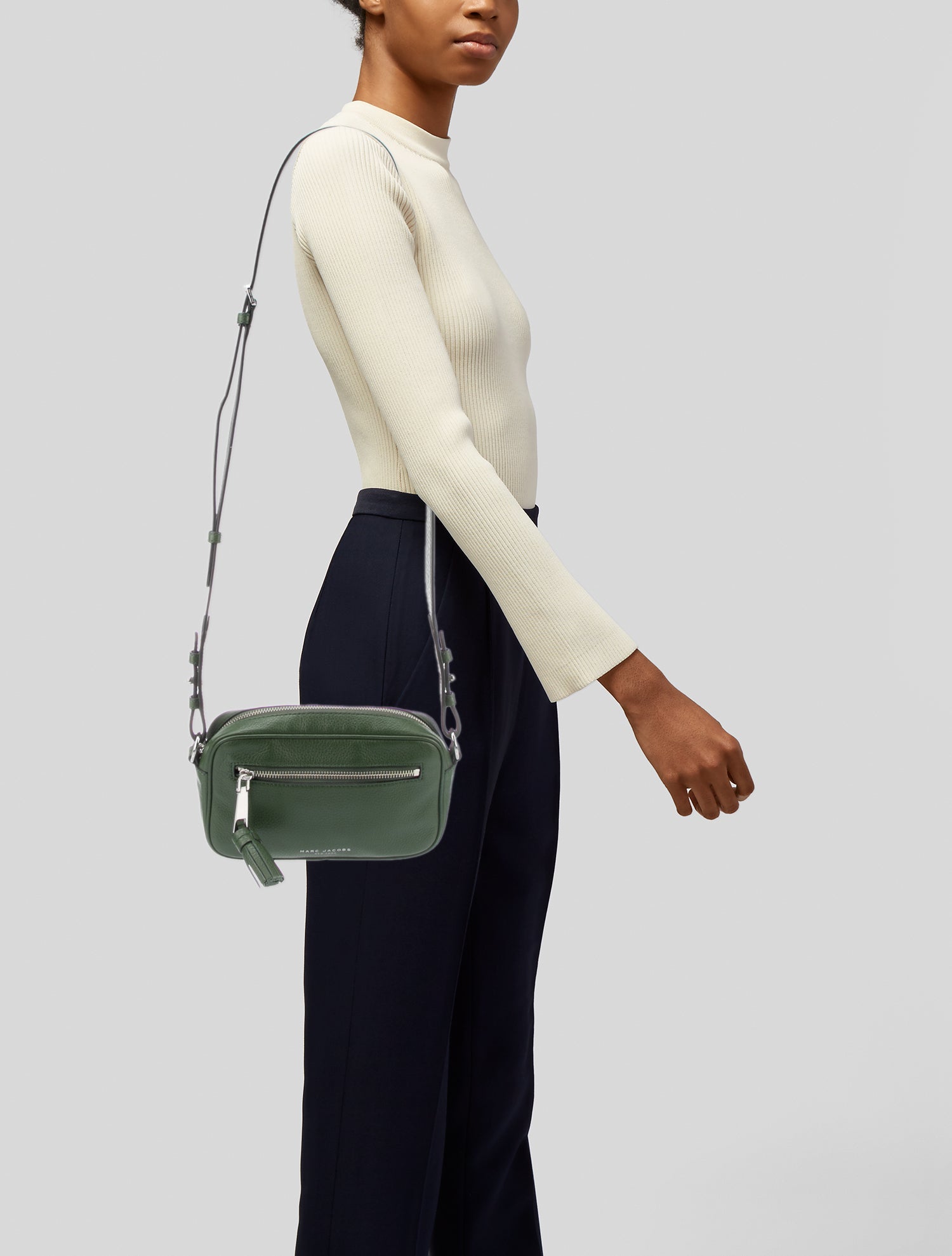 Marc Jacobs Leather Crossbody Bag Green Crossbody Bags, Handbags
