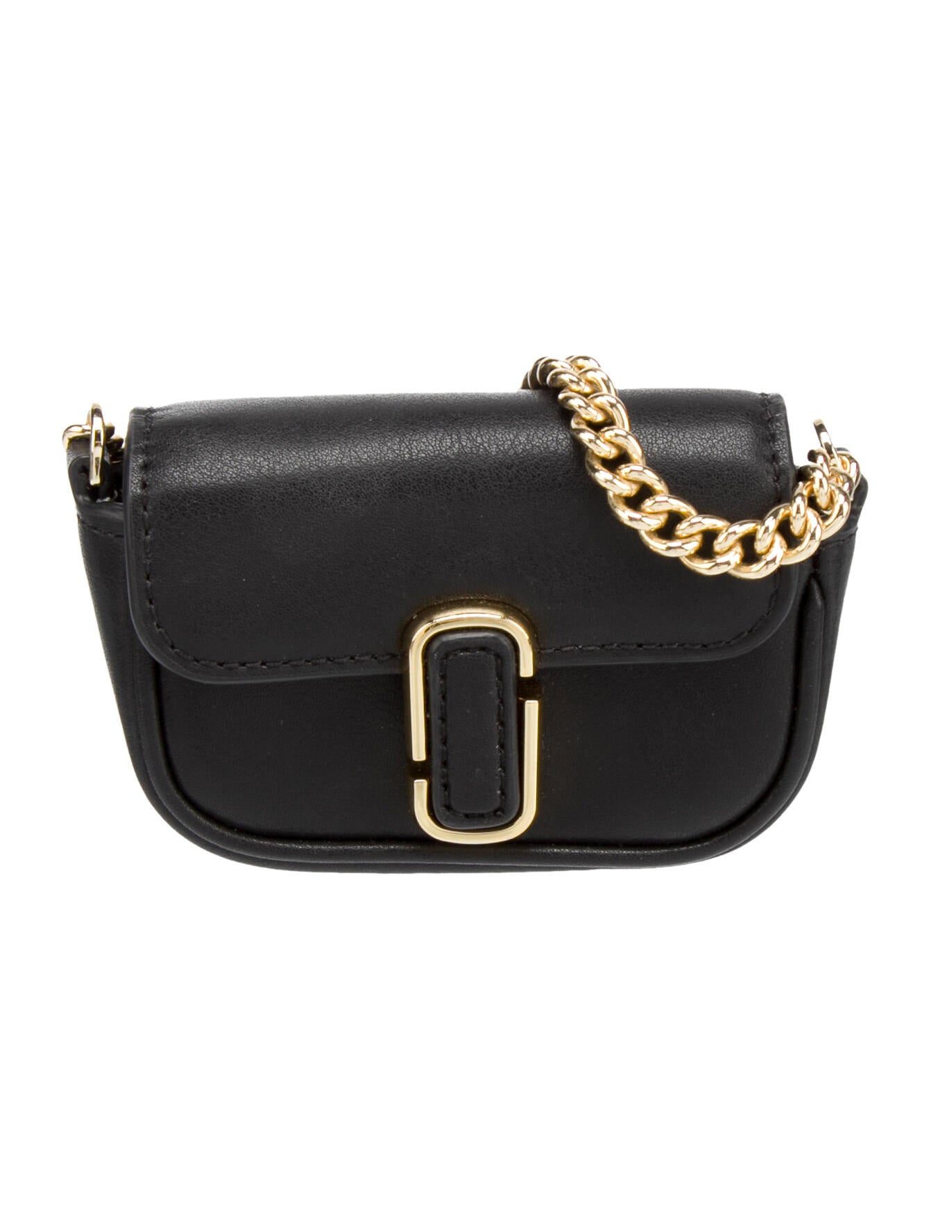 Marc Jacobs Leather Mini Bag Black Mini Bags, Handbags MAR181615