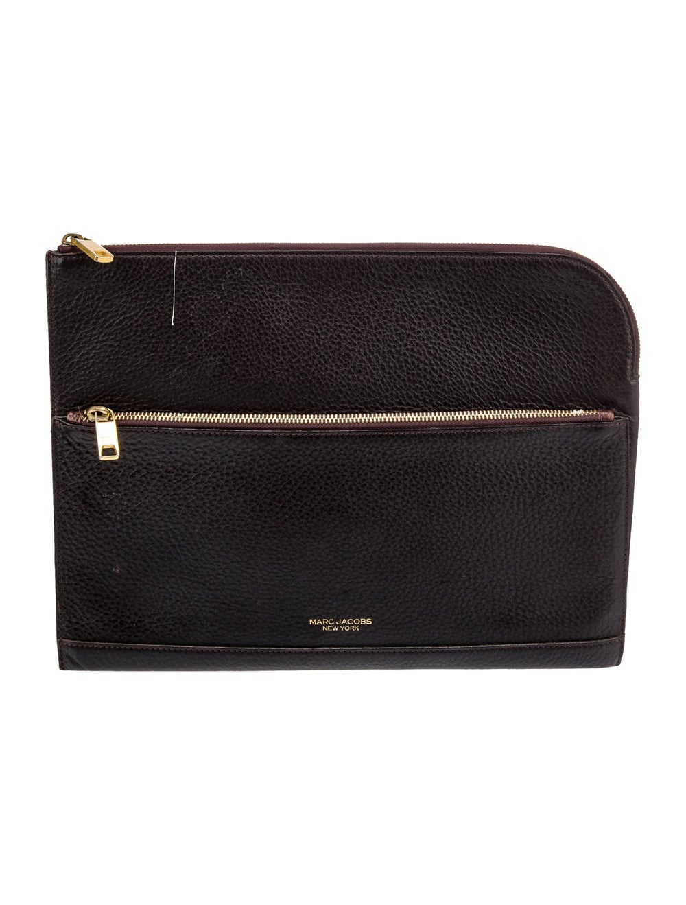 Marc Jacobs Leather Portfolio Brown Portfolios & Pouches, Bags MAR181819 The RealReal