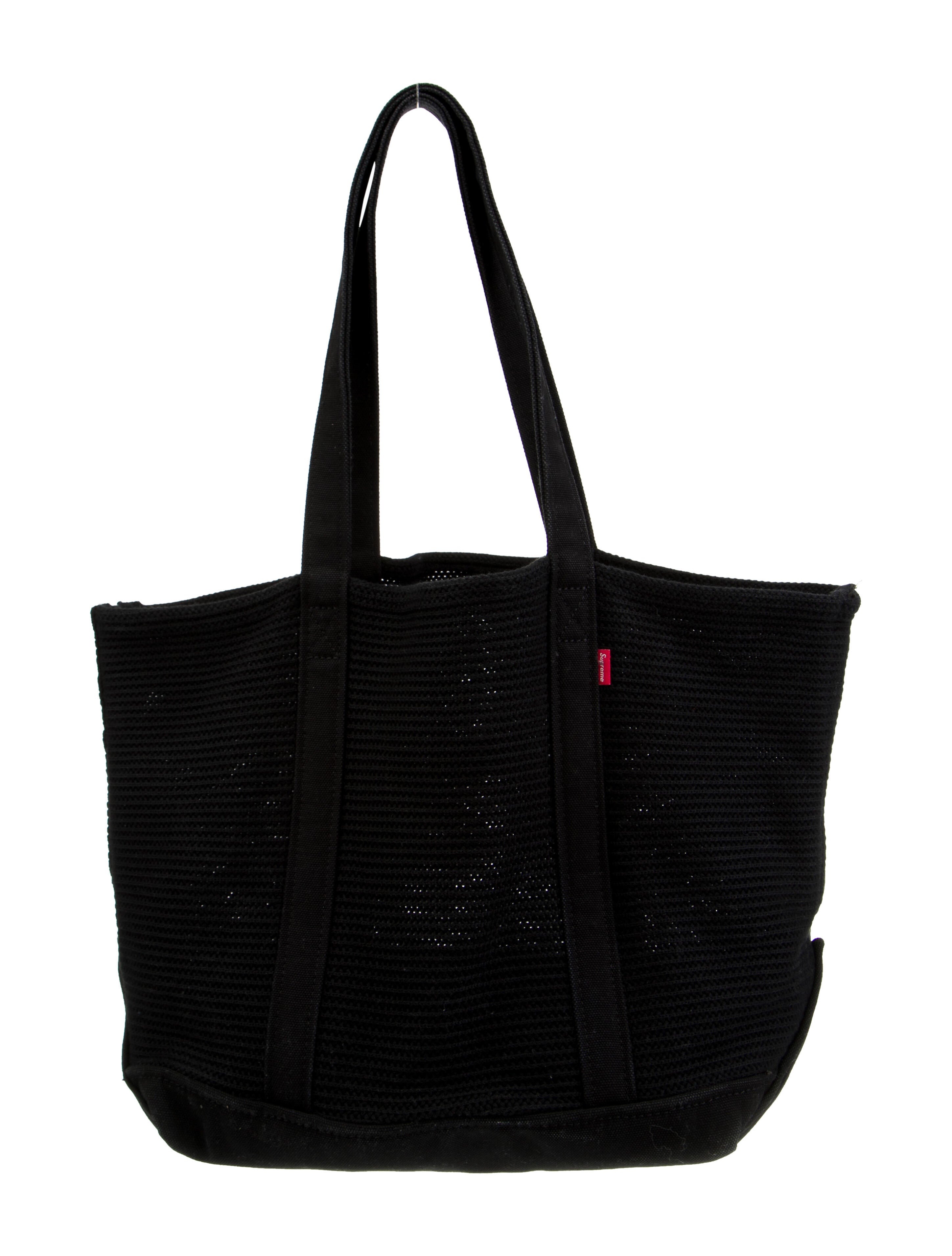 Supreme String Tote Bag - Black Totes, Bags - MAR182932 | The RealReal