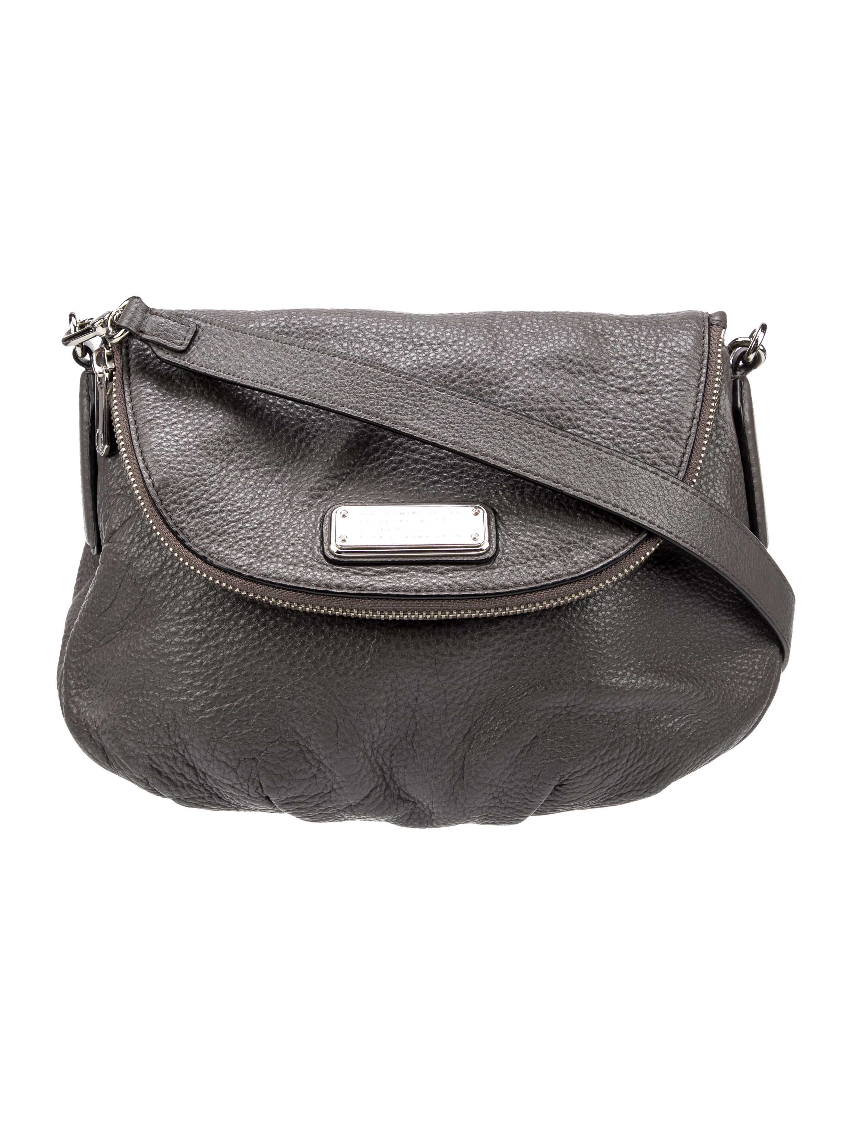 Marc by Marc Jacobs Flap Top Leather Crossbody Bag Grey Crossbody Bags, Handbags WMA85703