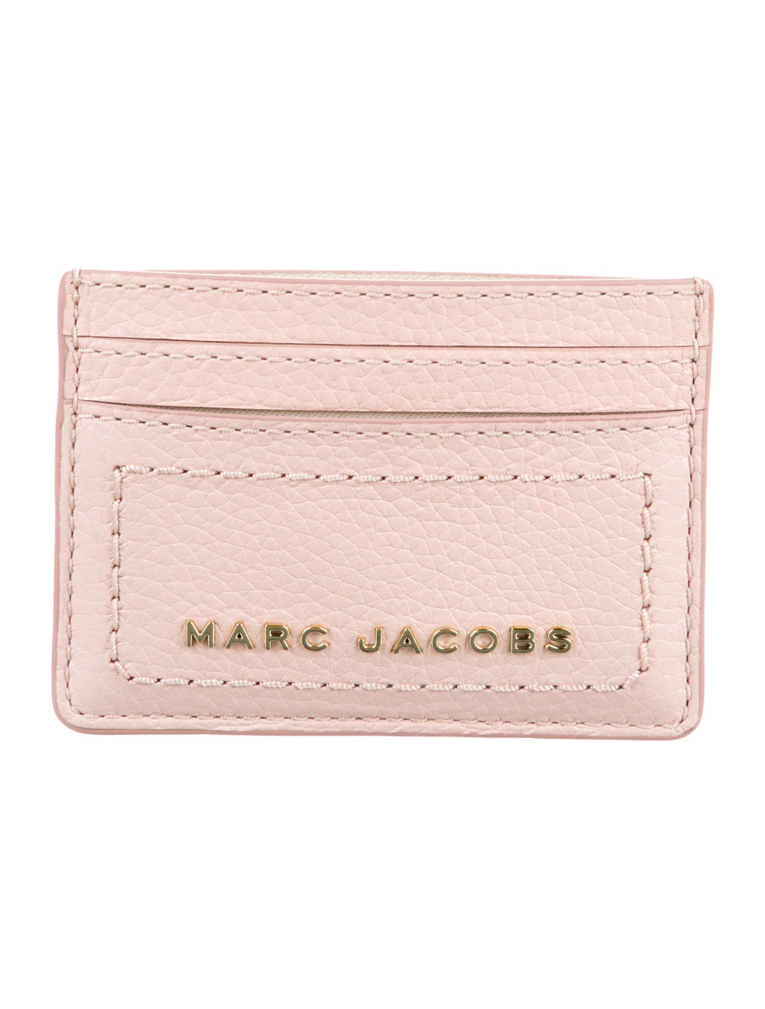 Marc Jacobs Leather Card Holder - Pink Wallets, Accessories