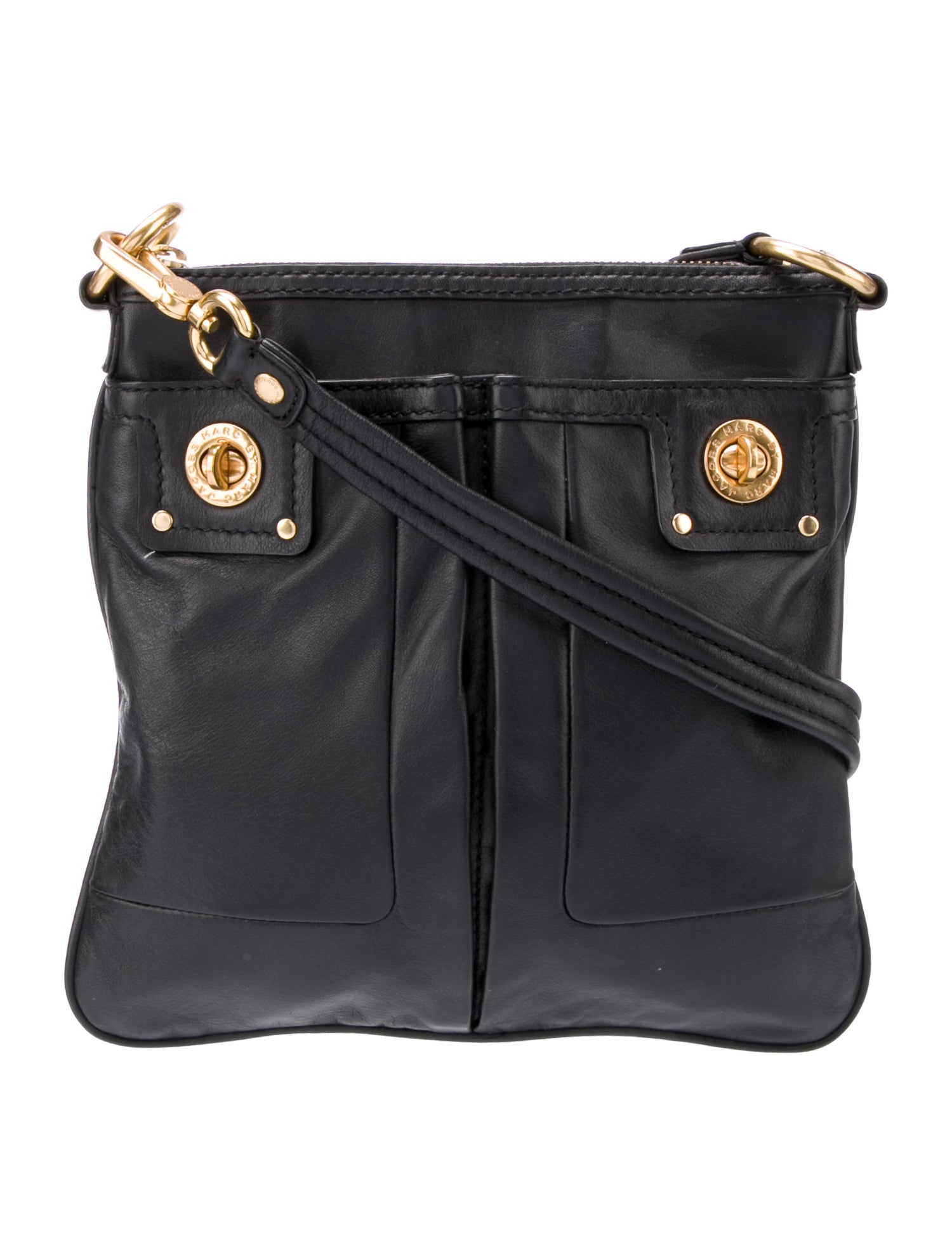 Marc by Marc Jacobs Leather Crossbody Bag Black Crossbody Bags