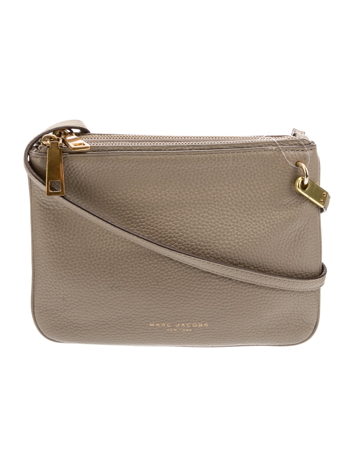 Marc Jacobs Textured Leather Crossbody Bag Neutrals Crossbody Bags