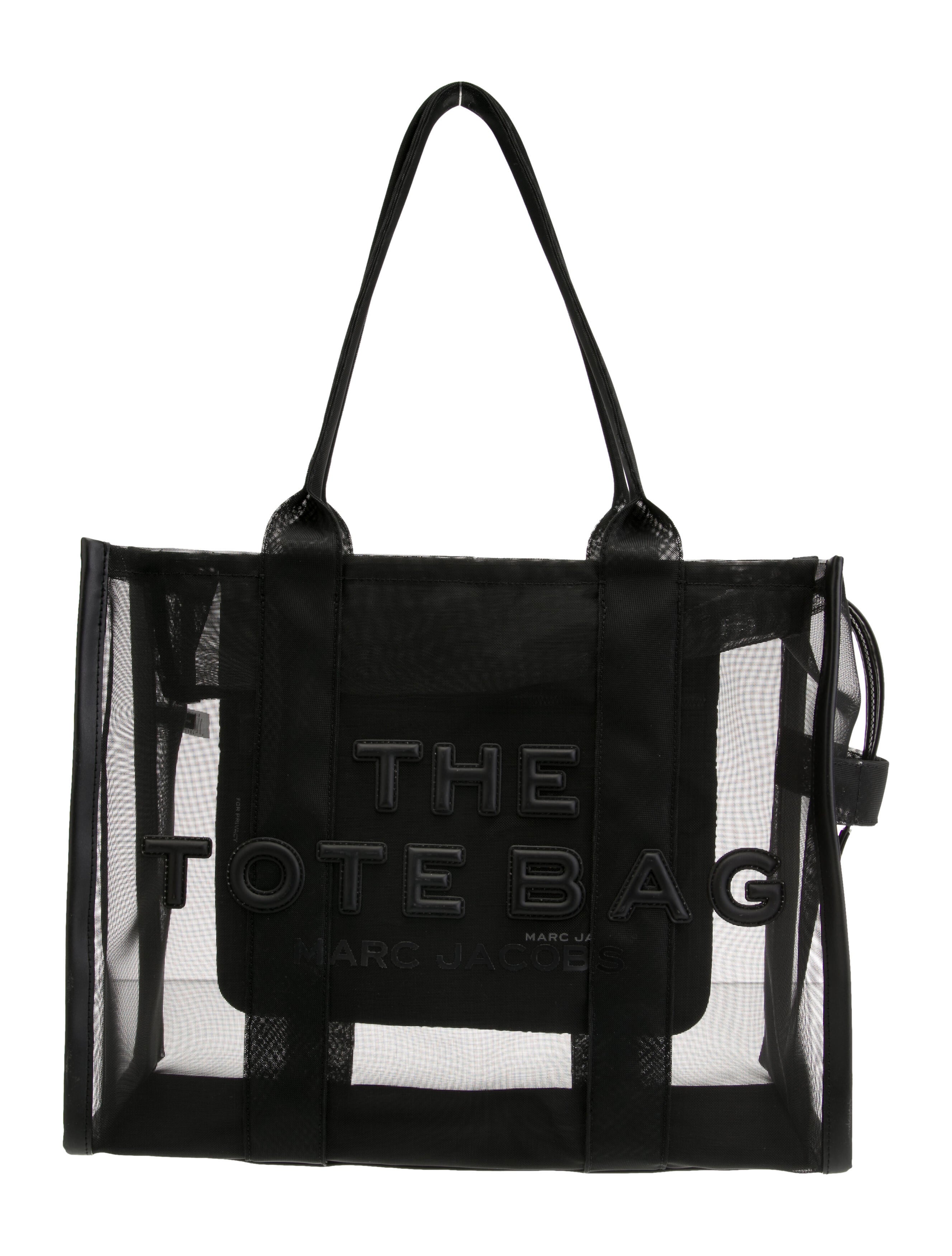 ★Marc Jacobs★9月8日までの特価★The Mesh Tote Bag L Marc Jacobs Mesh Tote Bag - Black Totes, Handbags