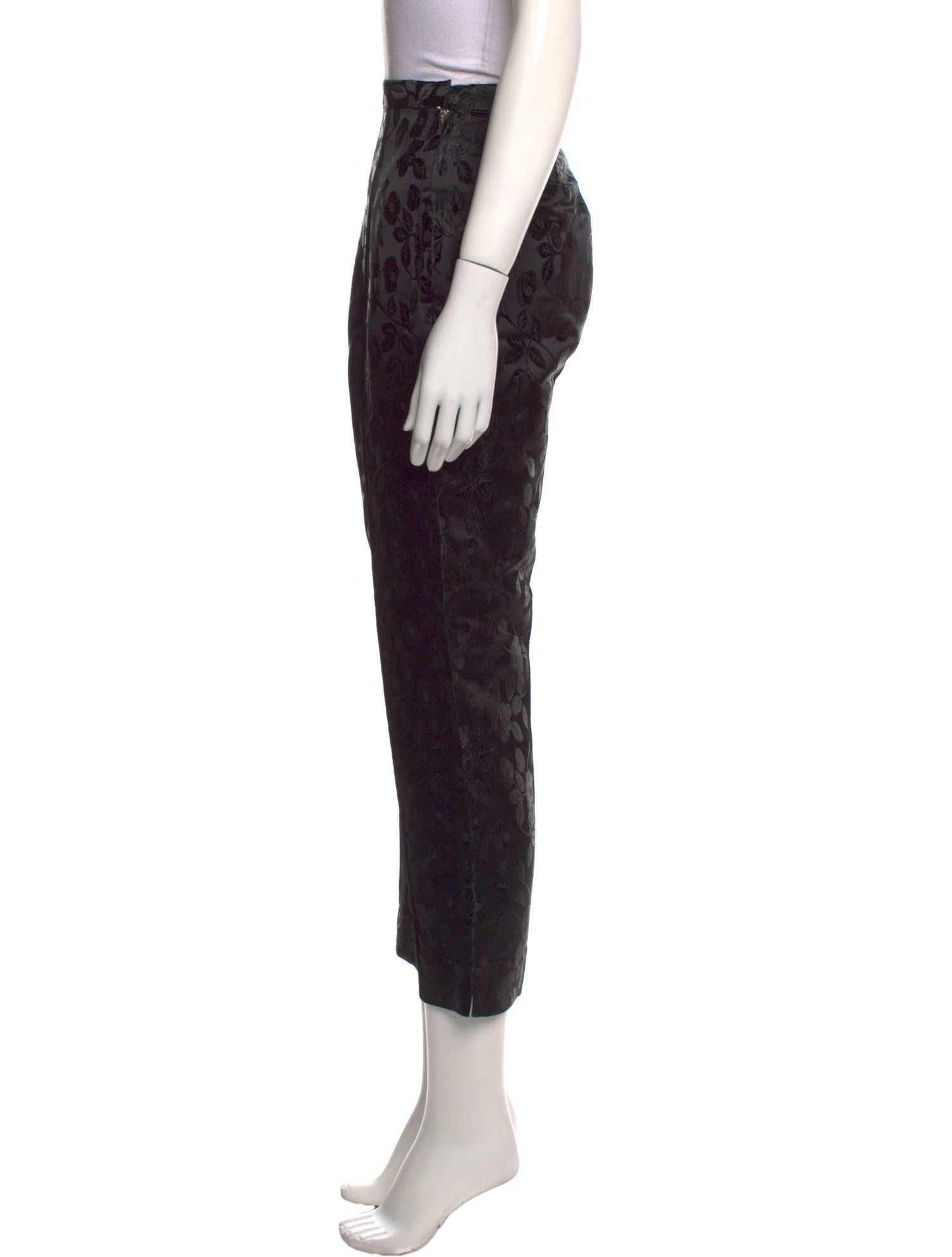 Marc Jacobs Floral Print Straight Leg Pants