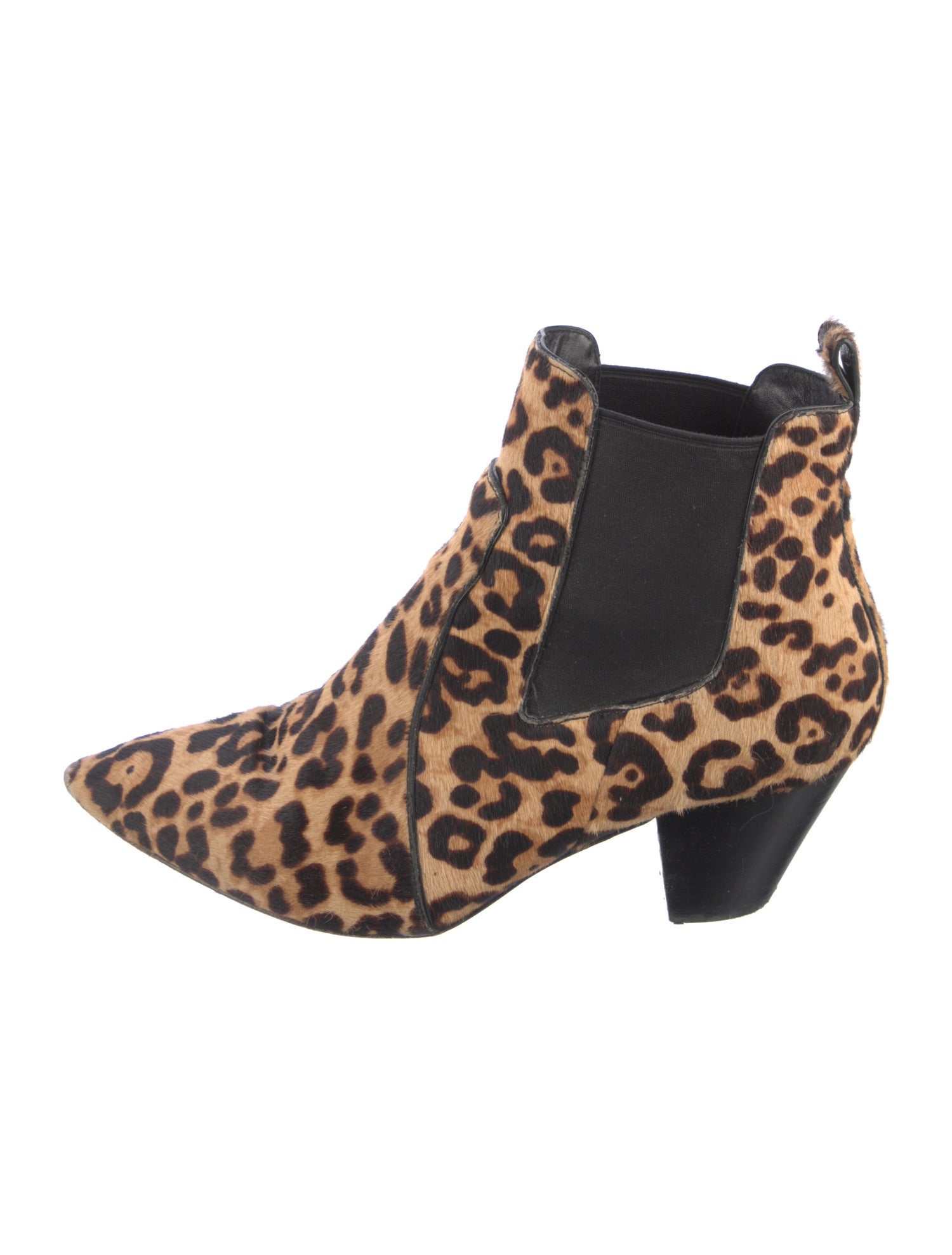 Marc Jacobs Ponyhair Animal Print Chelsea Boots