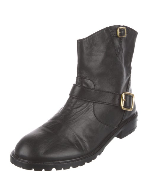 Marc Jacobs Leather Moto Boots