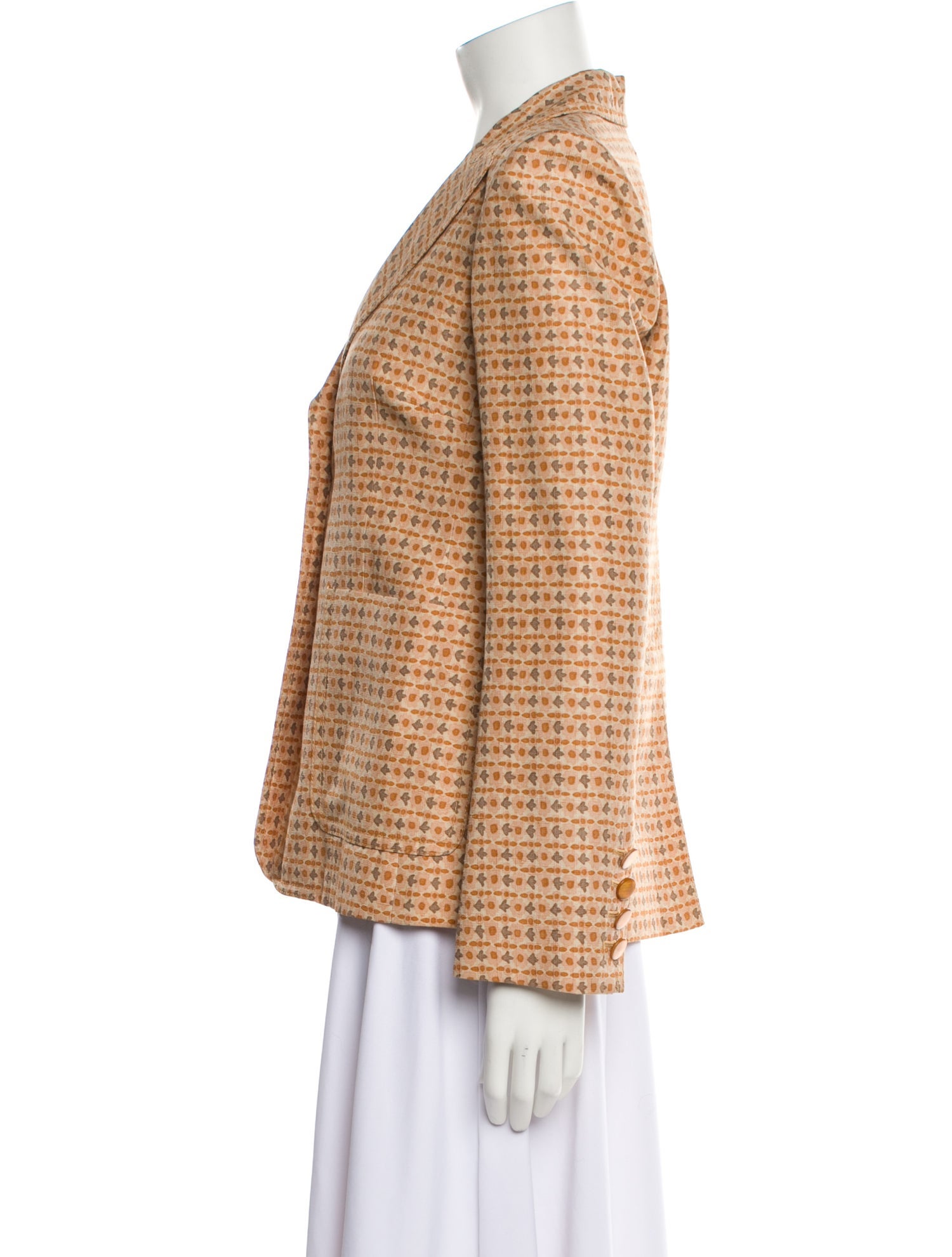 Marc Jacobs Silk Printed Blazer