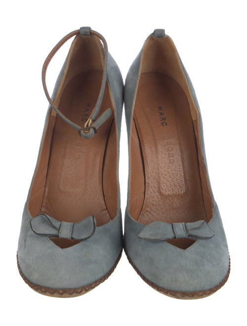 Marc Jacobs Suede Printed Pumps