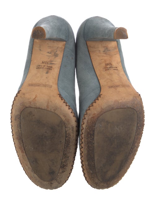 Marc Jacobs Suede Printed Pumps